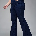 Miss Chase A+ Women Bootcut High-Rise Stretchable Jeans