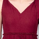 KASYA V-Neck Sleeveless Tiered Maxi Midi Dress