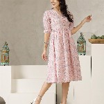 Stylum Women Floral Print A-Line Dress