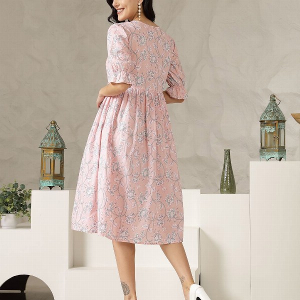 Stylum Women Floral Print A-Line Dress