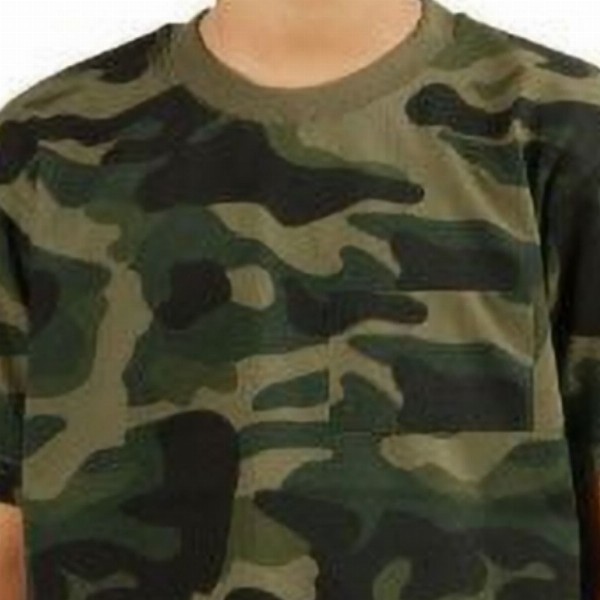 Printcomet Kids Camouflage Printed Pockets T-shirt