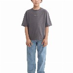 RARE ONES Boys Printed Drop-Shoulder Sleeves Boxy T-shirt