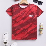HRX by Hrithik Roshan Boys Printed Moisture Wicking T-shirt