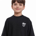 RARE ONES Boys Graphic Printed Round Neck Cotton Oversized T-shirt