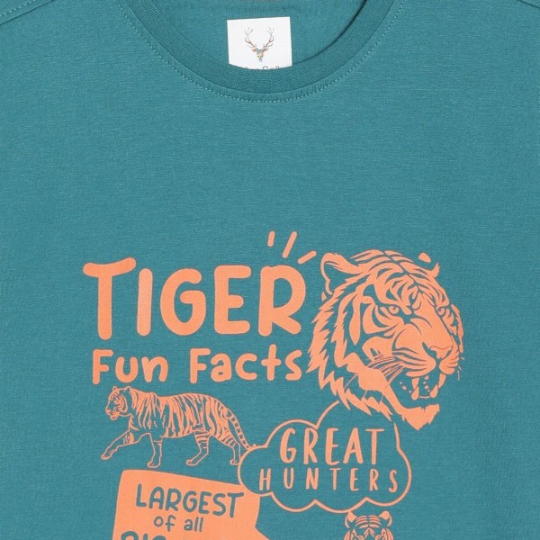 Allen Solly Junior Boys Round Neck Typography Printed T-shirt