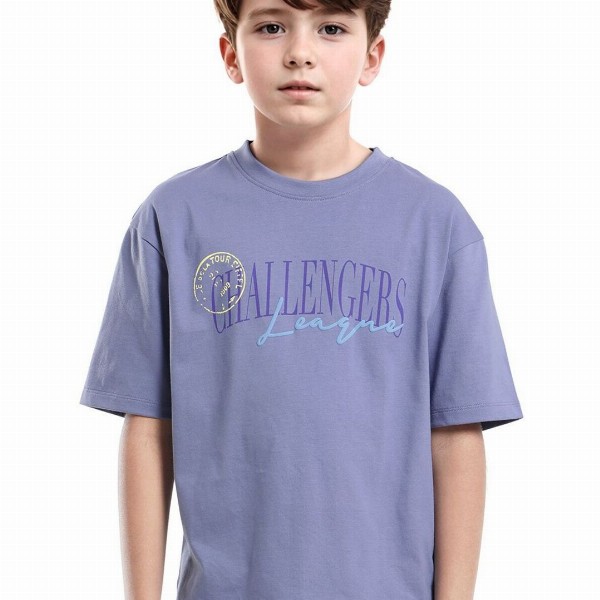 RARE ONES Boys Typography Printed Round Neck Cotton Relaxed Fit T-shirt