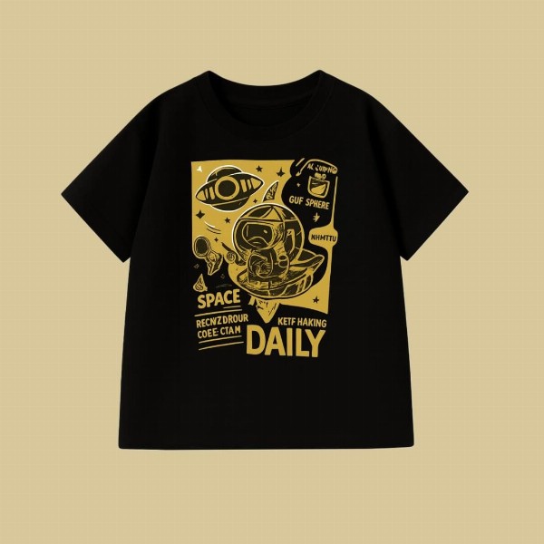 DAMN GUD DG Unisex Black Tshirts