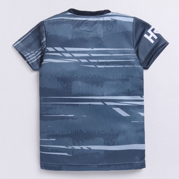 HRX by Hrithik Roshan Boys Typography Printed Rapid Dry Sports T-shirt