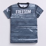 HRX by Hrithik Roshan Boys Typography Printed Rapid Dry Sports T-shirt