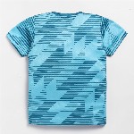 HRX by Hrithik Roshan Boys Rapid Dry Geometric Printed T-Shirt