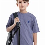 RARE ONES Boys Typography Printed Round Neck Cotton Relaxed Fit T-shirt
