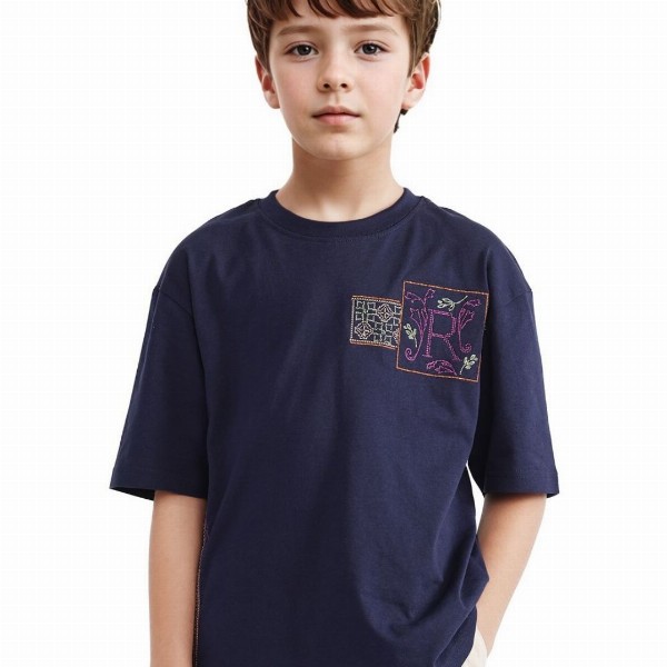 Rare Ones Boys Embroidered Boxy T-Shirt
