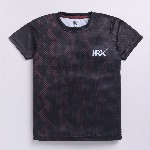 HRX by Hrithik Roshan Boys Geometric Printed Rapid-Dry T-shirt