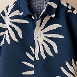 Googo Gaaga Boys Floral Printed Spread Collar Casual Shirt