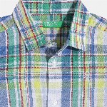 United Colors of Benetton Boys Pure Cotton Checked Casual Shirt