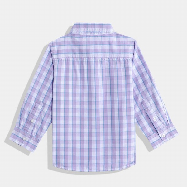 United Colors of Benetton Boys Cotton Checked Casual Shirt