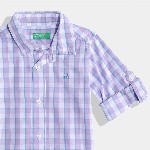 United Colors of Benetton Boys Cotton Checked Casual Shirt