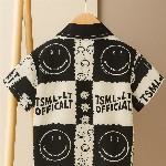 Googo Gaaga kids Boys Spread Collar Opaque Printed Casual Shirt