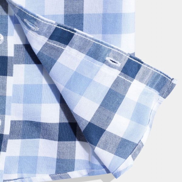 United Colors of Benetton Boys Checked Pure Cotton Shirt