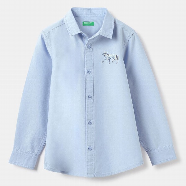 United Colors of Benetton Boys Opaque Casual Shirt