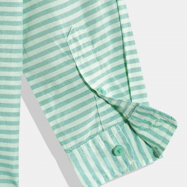 United Colors of Benetton Kids Boys Striped Pure Cotton Shirt