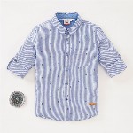Ed-a-Mamma Boys Conversational Printed Cotton Casual Shirt