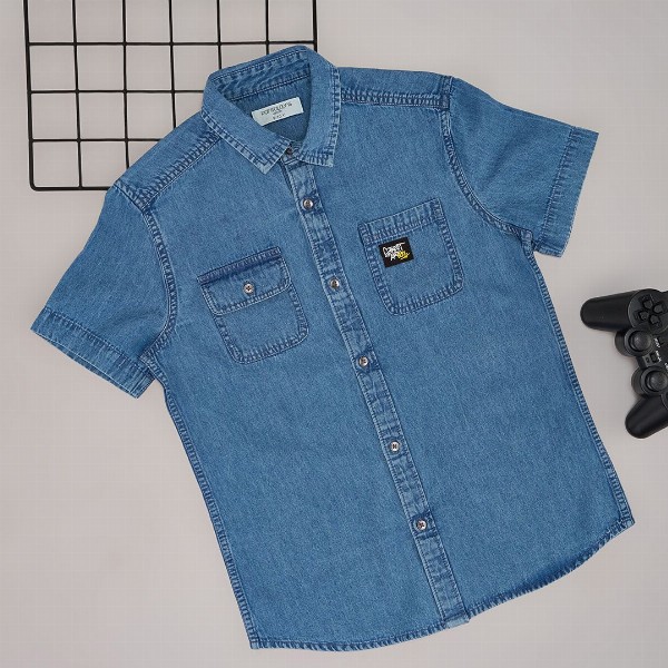 Pantaloons Junior Boys Spread Collar Solid Cotton Casual Shirt