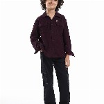 RARE ONES Boys Cord Spread Collar Shirt