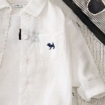 FOREVER FRIDAY Boys Spread Collar Comfort Cotton Casual Shirt