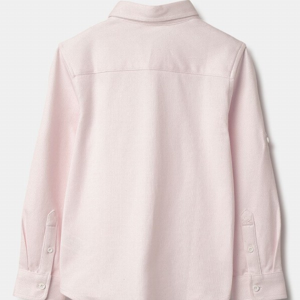 United Colors of Benetton Boys Classic Spread Collar Solid Cotton Casual Shirt