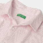 United Colors of Benetton Boys Classic Spread Collar Solid Cotton Casual Shirt