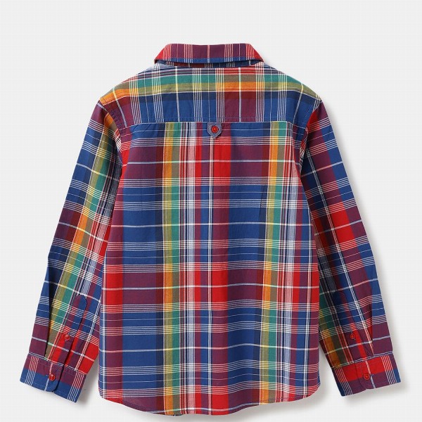 United Colors of Benetton Boys Tartan Checks Opaque Checked Casual Shirt