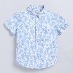 Happy Faces Kids Boys Printed Pure Cotton Casual Shirt