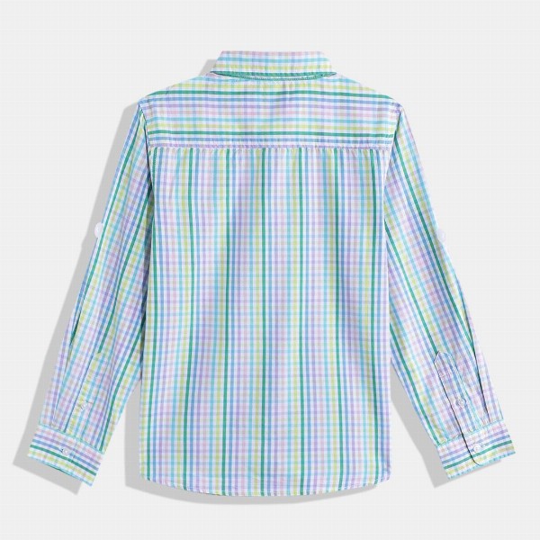 United Colors of Benetton Boys Cotton Tartan Checked Casual Shirt
