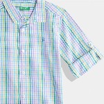 United Colors of Benetton Boys Cotton Tartan Checked Casual Shirt