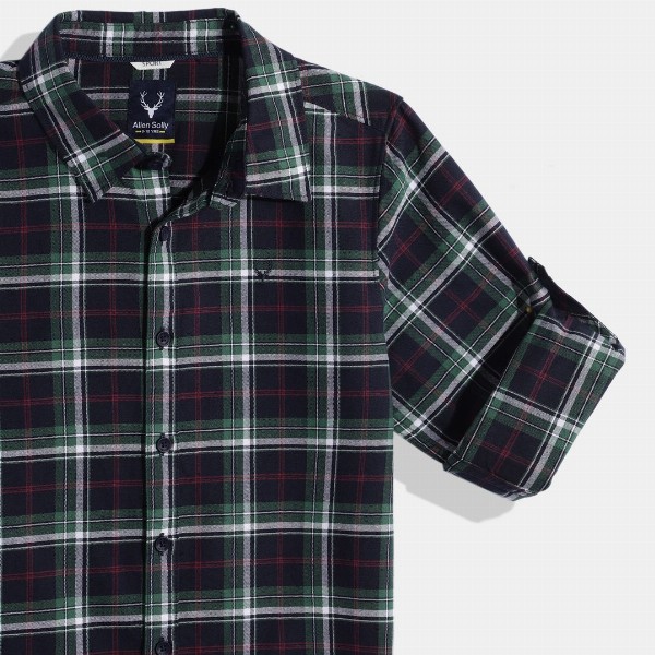 Allen Solly Junior Boys Sport Checked Casual Shirt