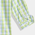United Colors of Benetton Boys Cotton Windowpane Checked Casual Shirt
