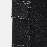 Urbano Juniors Boy's Black Loose Baggy Fit Washed Denim Cargo Jeans with Stretchable