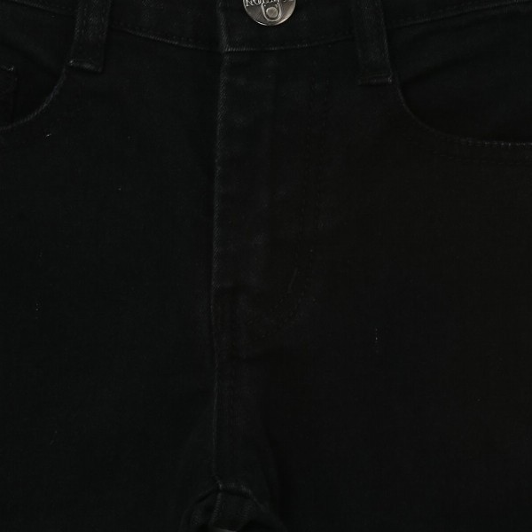 Urbano Juniors Boys Black Slim Fit Mid-Rise Clean Look Stretchable Jeans