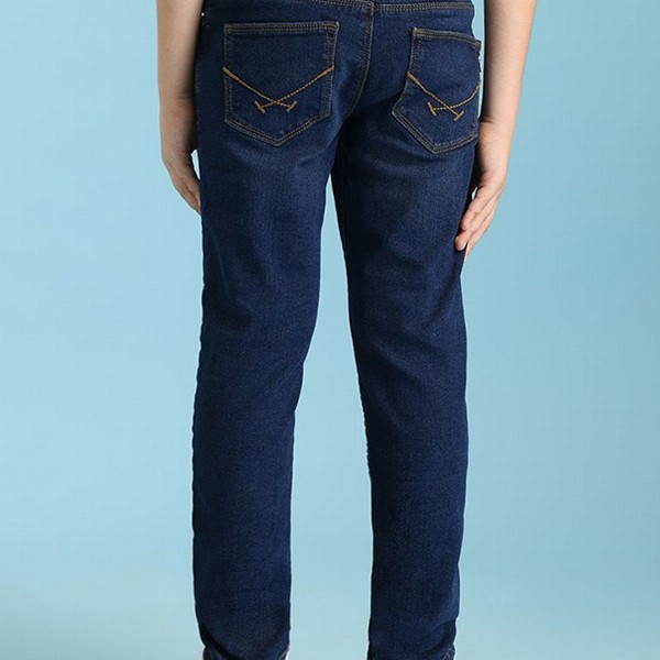 U.S. Polo Assn. Kids Boy Mid-Rise Slim Fit Clean Look Jeans