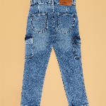 Pantaloons Junior Boys Regular Fit Mid-Rise Heavy Fade Cotton Jeans