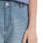 RARE ONES Boys Relaxed Fit Highly Distressed Light Fade Jeans