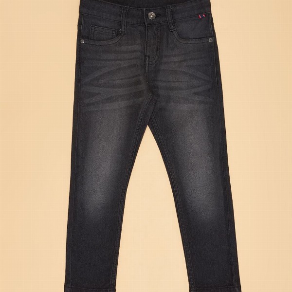 Pantaloons Junior Boys Mid-Rise Slash Knee Light Fade Jeans