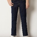 Jack & Jones Junior Boys Straight Fit Clean Look Light Fade Pure Cotton Whiskers Jeans