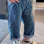 FOREVER FRIDAY Boys Cotton Comfort Regular Fit Mid-Rise Jeans