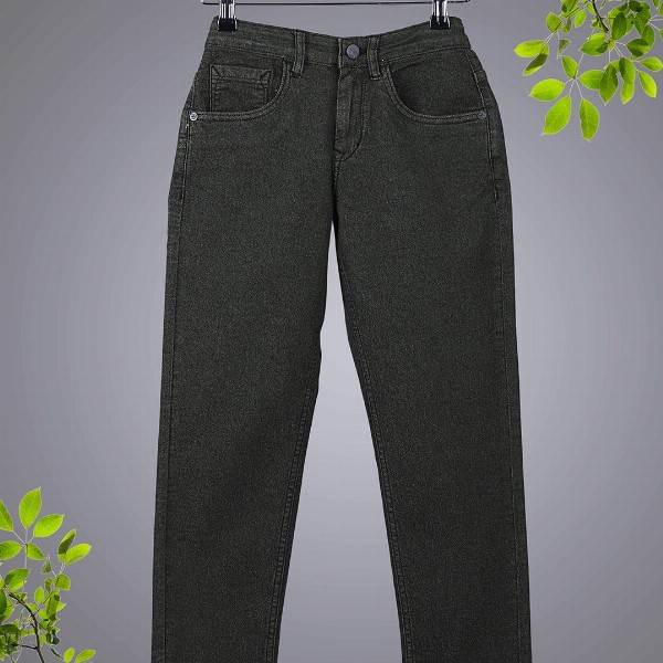 HERE&NOW Boys Straight Fit Mid Rise Clean Look Stretchable Jeans
