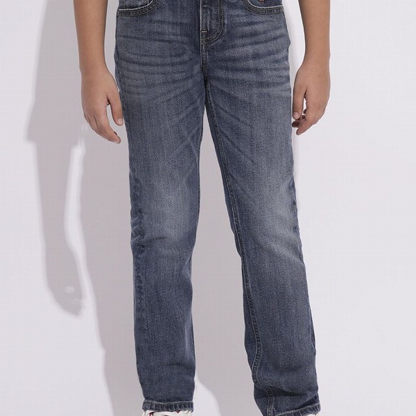 Jack & Jones Junior Boys Mid-Rise Straight Fit Stretchable Jeans