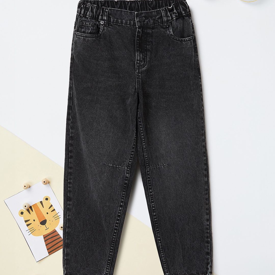 max Boys Mid-Rise Cotton Jeans