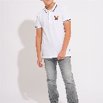 Jack & Jones Junior Boys Straight Fit Mid-Rise Pure Cotton Heavy Fade Jeans