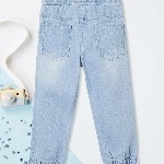 max Boys Regular Fit Mid-Rise Heavy Fade Jeans